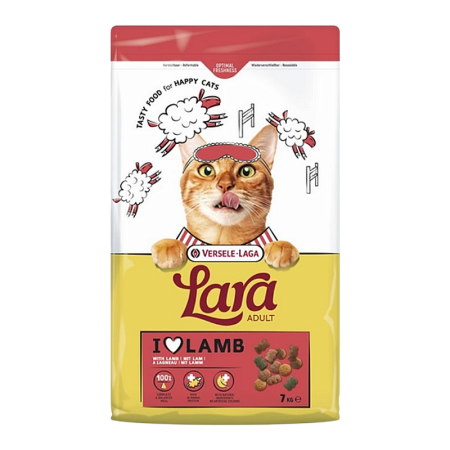 Hrana uscata pentru pisici - Hrana uscata pentru pisici, Lara adult, cu miel, 7 kg