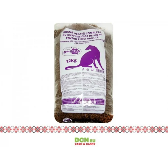 Pisici - Hrana uscata pisici, Every day Cat, cu peste, 10 kg