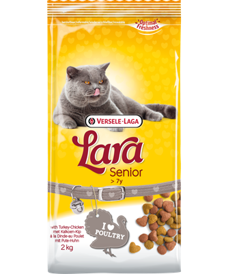 Hrana uscata pentru pisici - Hrana uscata pisici, Lara Senior, 2 kg