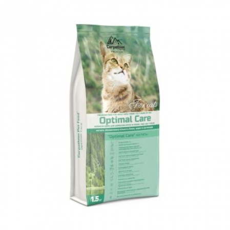 Hrana uscata pentru pisici - Hrana Premium Pisica, Uscata, Carpathian Cat Optimal Care, 1.5 kg