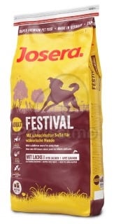 Hrana uscata pentru caini - Hana uscata caini mofturosi, cu somon,  Josera Festival, 12.5 kg