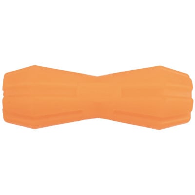 Jucarii pentru caini - Jucarie caini, Gantera cu gaura, 12 CM, Diferite Culori