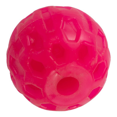 Jucarii pentru caini - Jucarie caini, Minge cu gaura, 4 CM, Diferite Culori