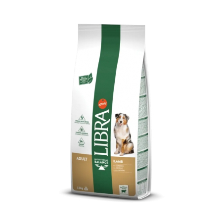 Hrana uscata pentru caini - Libra Dog Adult Lamb 14 kg, hrana caini cu miel