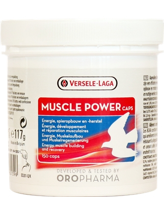 Suplimente pentru porumbei - Muscle Power capsule, 117 gr