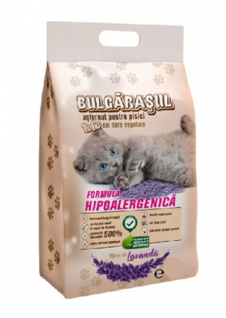 Ingrijire pentru pisici - Nisip Pisici Tofu cu Lavanda, Bulgarasul, 24L