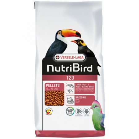 Hrana pentru pasari exotice - Nutribird T 20, hrana tucani, turaci si porumbei de fructe, Versele Laga, 10 kg