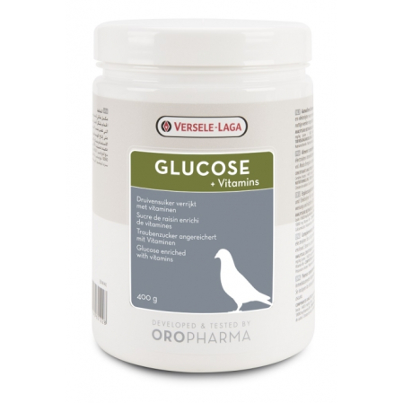 Suplimente pentru porumbei - Oropharma Glucose+Vitamins, Versele Laga, 400 gr, supliment glucoza porumbei