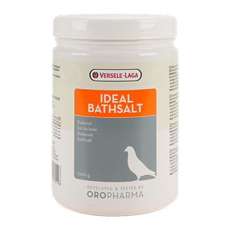 Suplimente pentru porumbei - Oropharma Ideal Bath Salt 1 kg, sare de baie porumbei portocalie, Versele Laga