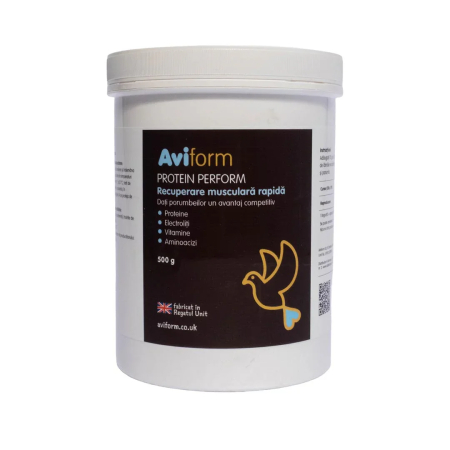 Porumbei - Proteine 84% pentru porumbei de curse, Aviform Protein Perform, 500 g