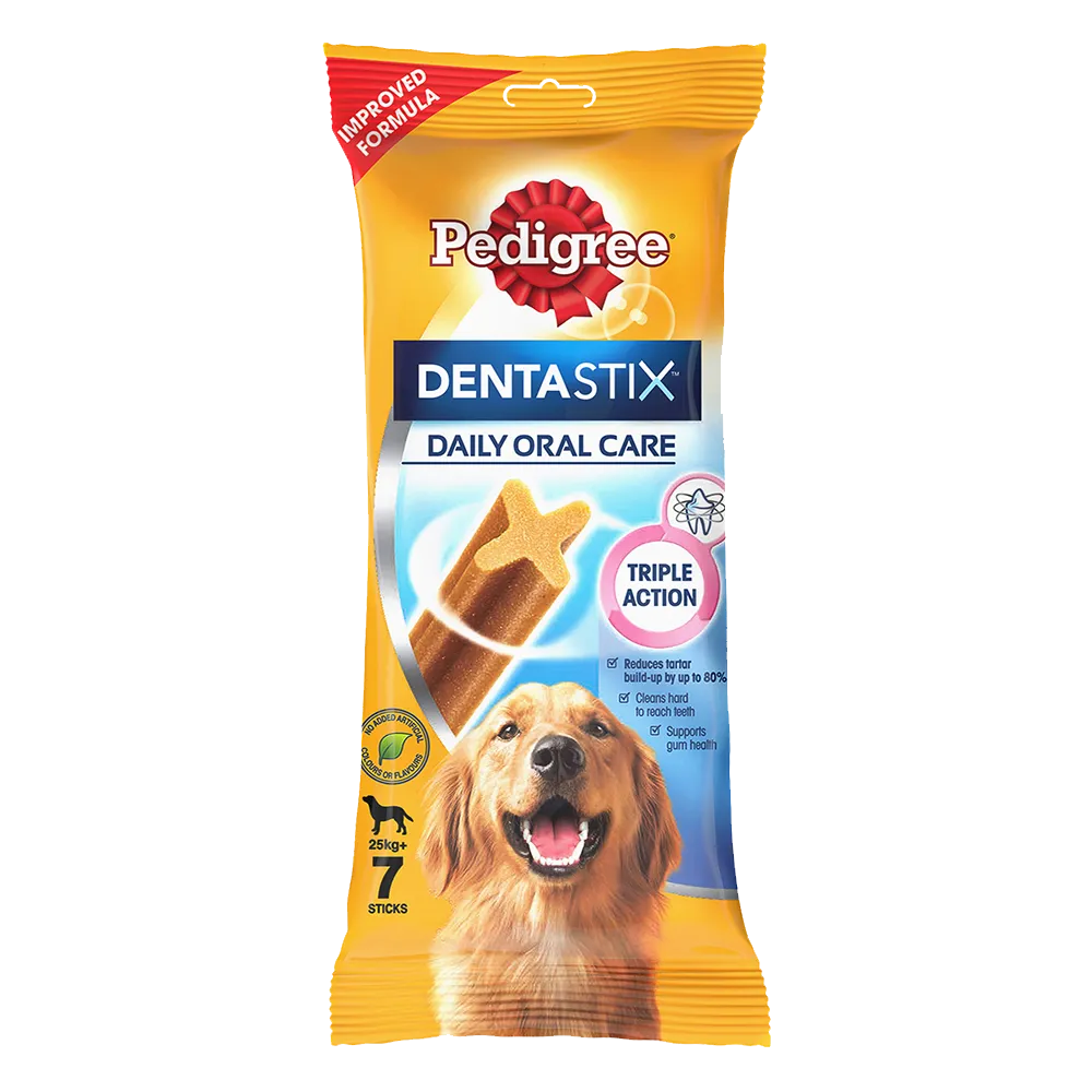 Recompense pentru caini - Recompensa Dentitie, Pedigree Dentastix, Caini Talie mare, 270g