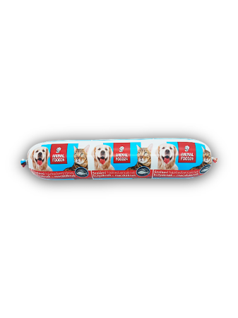 Hrana umeda pentru caini - Salam pentru caini si pisici cu aroma de peste, Animal food, 1 kg