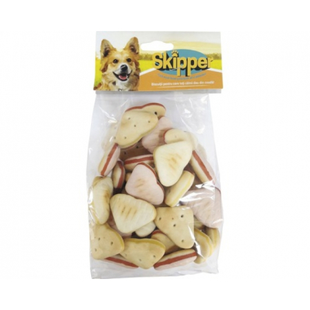 Recompense pentru caini - Skipper biscuiti in forma de inimioara, 250 gr