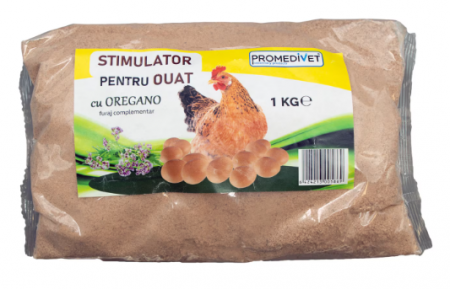 Suplimente pentru pasari si animale - Stimulator Pentru Ouat Cu Oregano, Promedivet, 1 kg