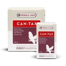 Suplimente pentru pasari exotice - Supliment colorant pasari exotice Oropharma Can-Tax, penaj rosu, Versele Laga, 20 g