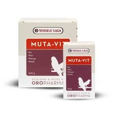 Suplimente pentru pasari exotice - Supliment pasari exotice Oropharma Muta-Vit Versele Laga, 200 gr