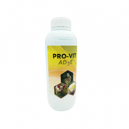 Suplimente pentru pasari si animale - Supliment pentru tratarea insuficientelor vitaminice, Pro-Vit AD3E, 1L