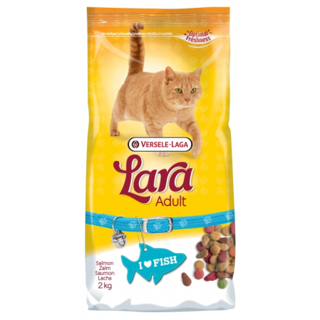 Pisici - Lara Adult, Somon - Legume, Versele Laga, 2 kg