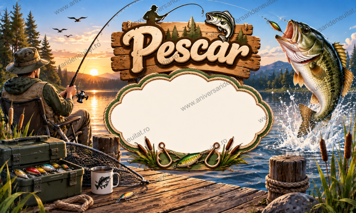 Pachet petrecere personalizat Pescar [4]