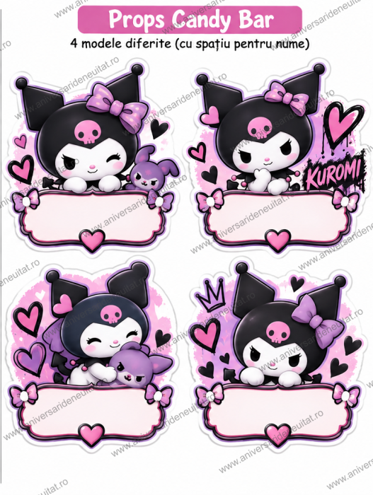 Pachet petrecere personalizat Kuromi [2]