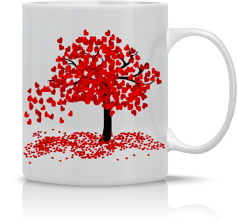 Cana personalizata imagine copac inimi [3]