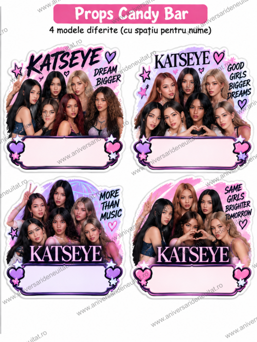Pachet petrecere personalizat Katseye [2]