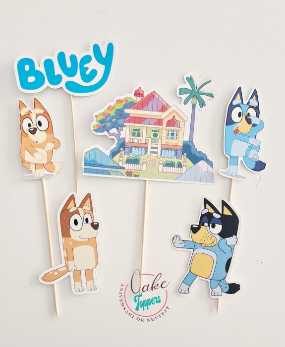 Set toppere Bluey cu casa [1]