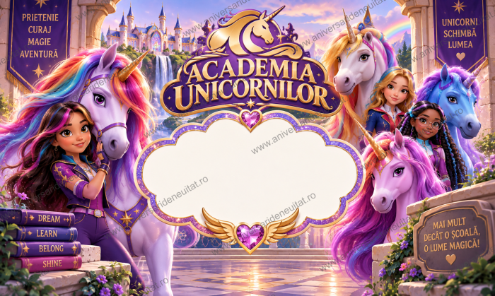 Pachet petrecere personalizat Academia Unicornilor [4]