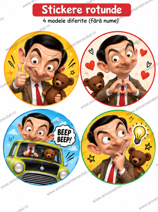 Pachet petrecere personalizat Mr Bean [3]