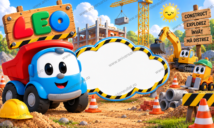 Pachet petrecere personalizat Camionul Leo [4]