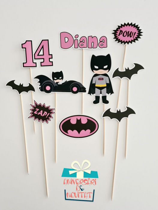 Set Toppere Batman cartoon roz [1]