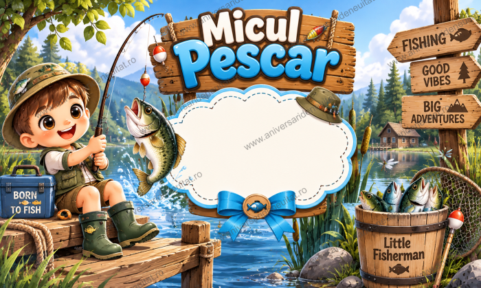 Pachet petrecere personalizat Micul Pescar [4]