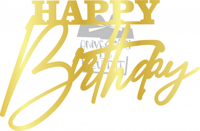 Topper Happy Birthday model 2 [1]