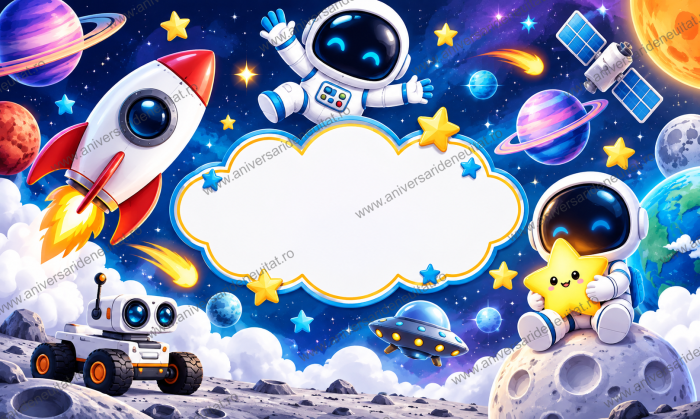 Pachet petrecere personalizat Astronaut [5]