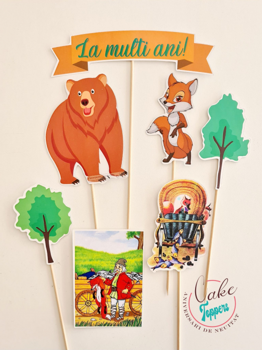 Set toppere Ursul pacalit de vulpre [1]