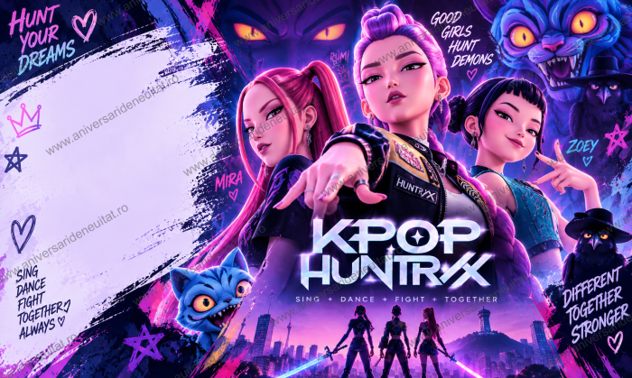 Pachet petrecere personalizat Kpop Hunterix [6]