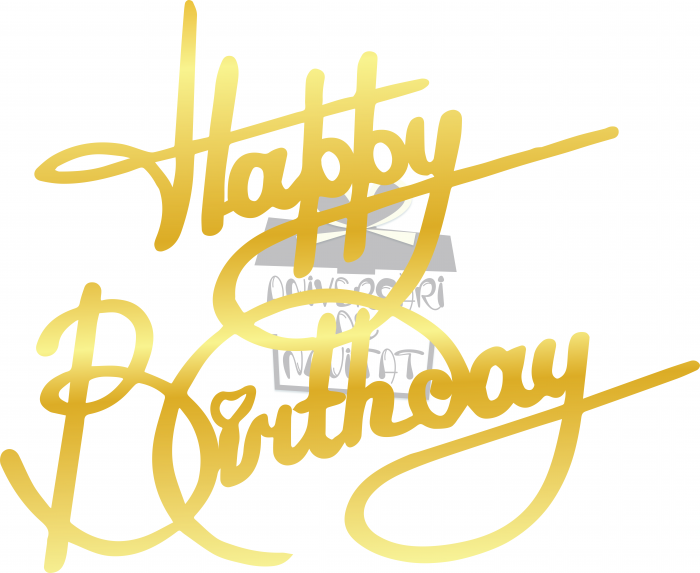 Topper Happy Birthday model 1 [1]