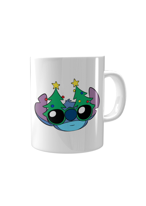 Cana Craciun cu Stitch cu ochelari [1]