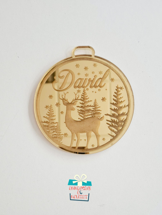 Glob personalizat cu nume Cerb si Brazi [1]