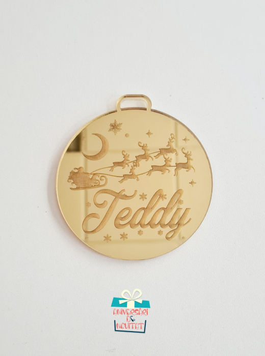 Glob personalizat cu nume gravat Reni [1]