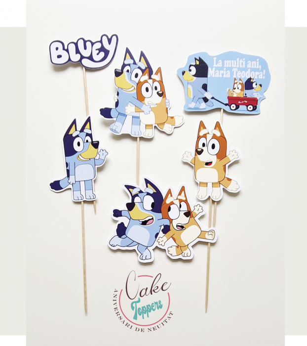 Set Toppere Bluey personalizat cu nume [1]