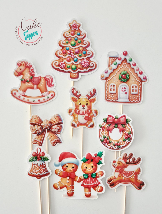 Set Toppere Craciun cu turta dulce [1]