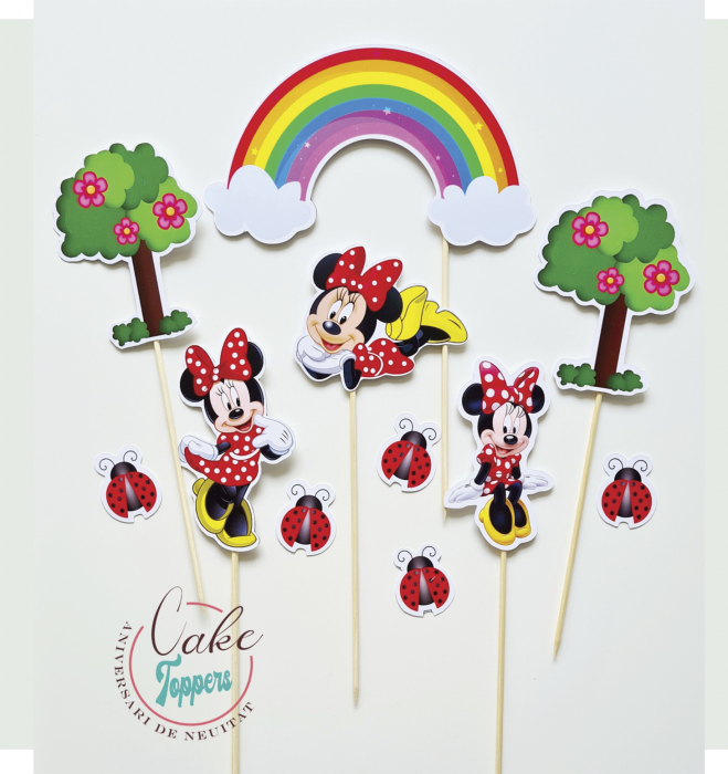 Set Toppere Minnie Mouse Curcubeu [1]