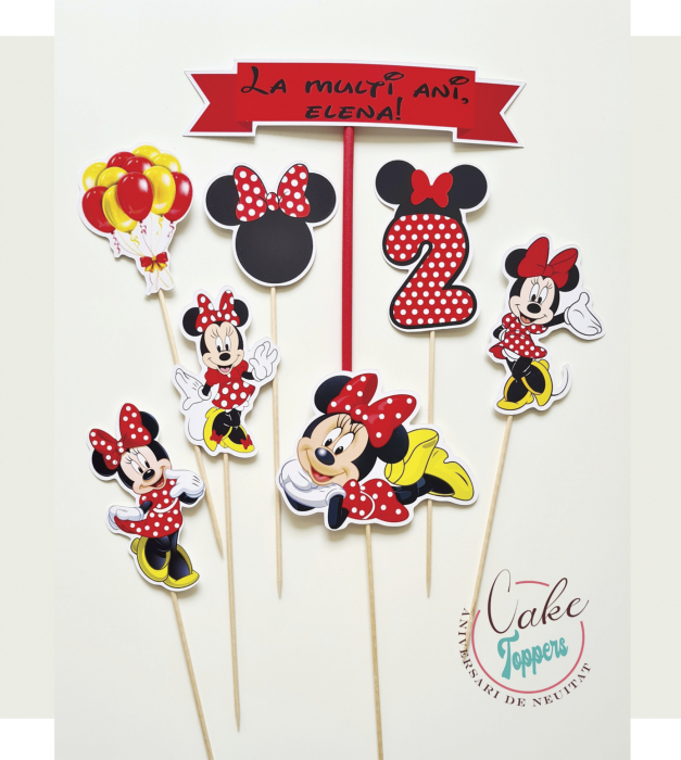 Set Toppere Minnie Mouse rosu [1]