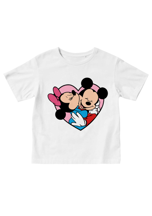 Tricou copii Mickey si Minnie inima [1]