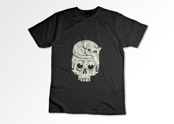 Tricou Pisică Craniu [2]