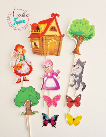 Seturi toppere fete - Set toppere Scufita Rosie