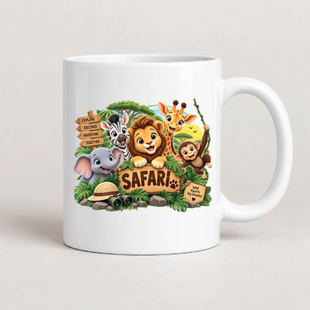 Cani pentru copii - Cana pentru copii Animale jungla Safari