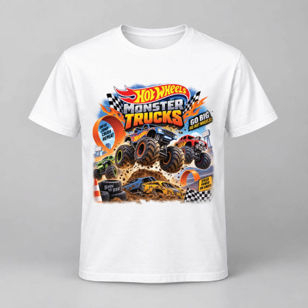 Tricou pentru copii Monster Truck