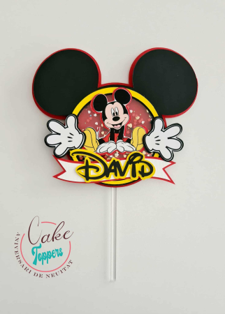 Toppere Tort - Topper Mickey Mousse 3D